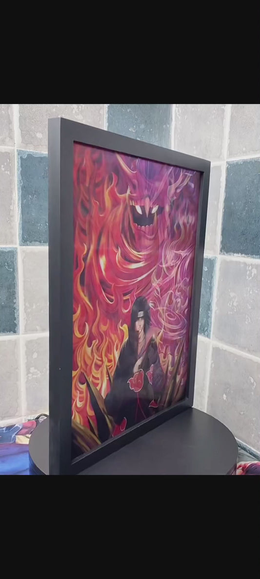 LEGADO UCHIHA ¨Póster lenticular 3D¨